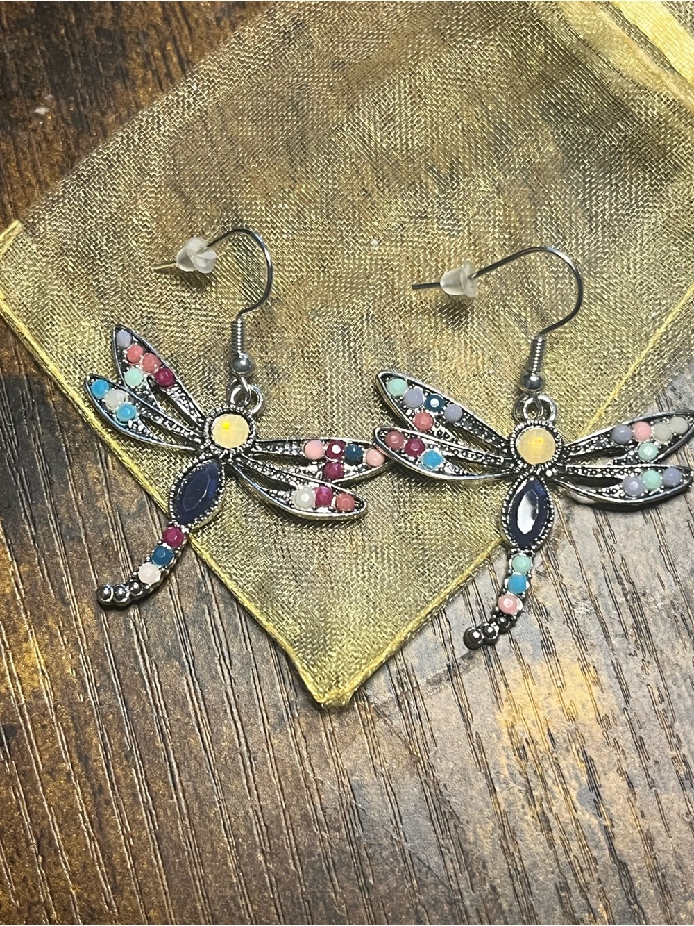 Multicolor Dragonfly Dangle Earrings - Women Jewelry